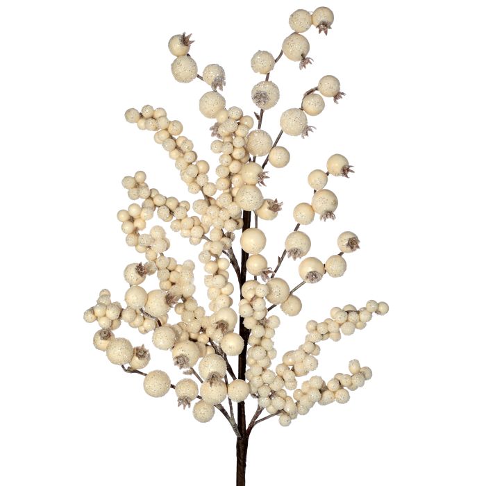 28" WP GLITTER MIX BERRY CRABAPPLE SPRAY
