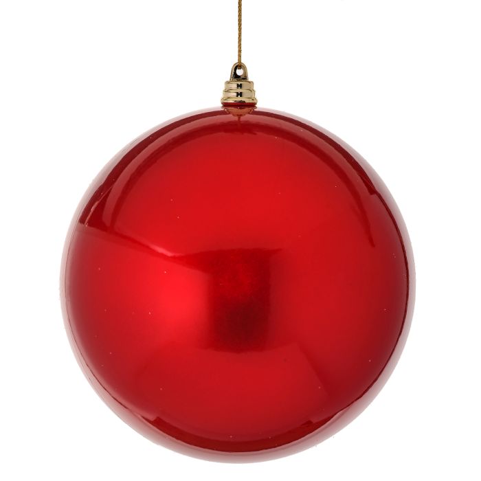 150MM VP CANDY APPLE BALL ORNAMENT - RED