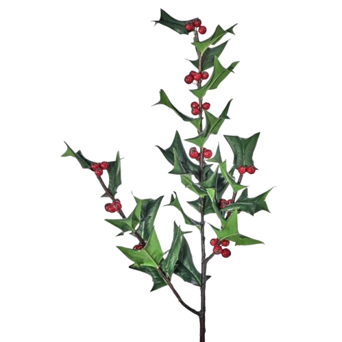30" FRESH CUT HOLLY SPRAY 