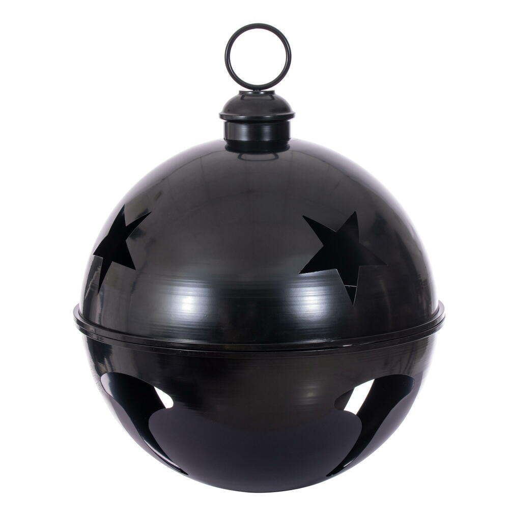 24" BLACK IRON BELL ORNAMENT