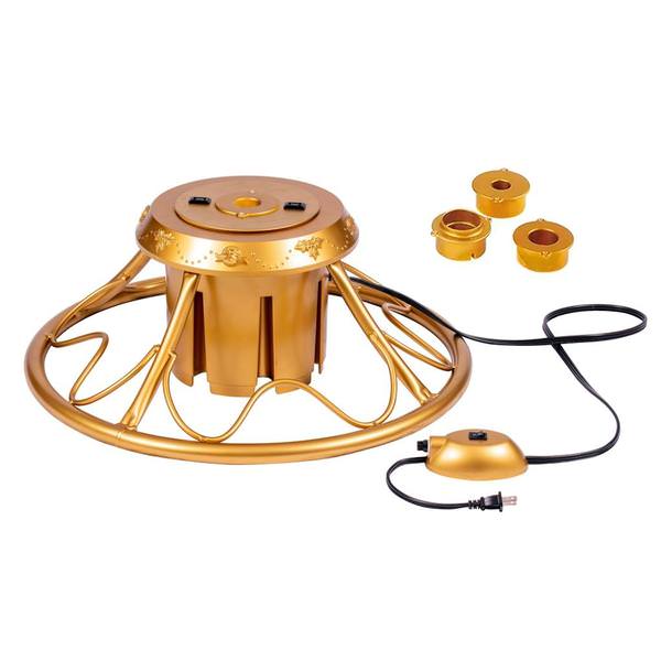 22" GOLDROTATING TREE