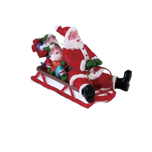 SLEDING WITH SANTA