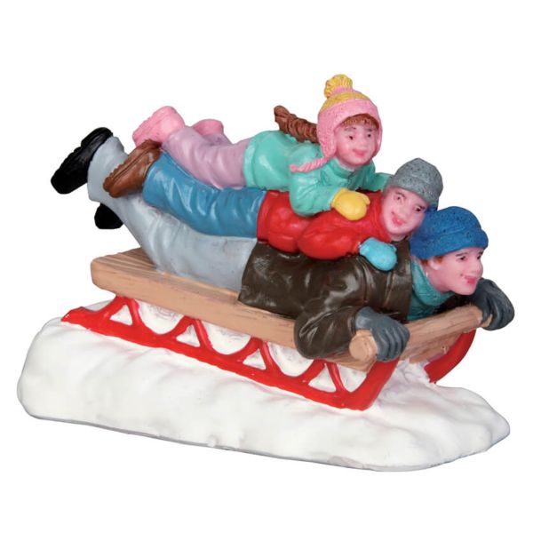 SLEDDING WITH DAD