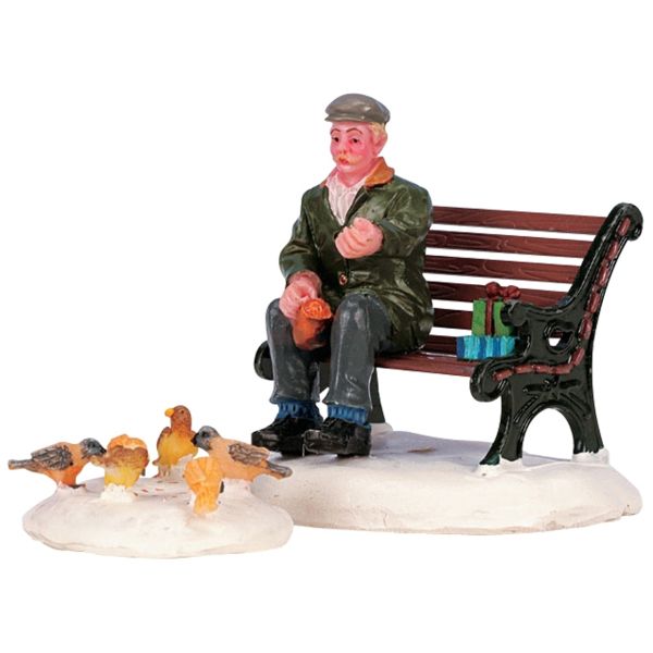FEDDING PIGEONS