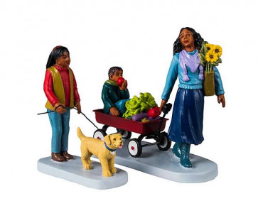 FARMER´S MARKET SATURDAY SET OF 2
