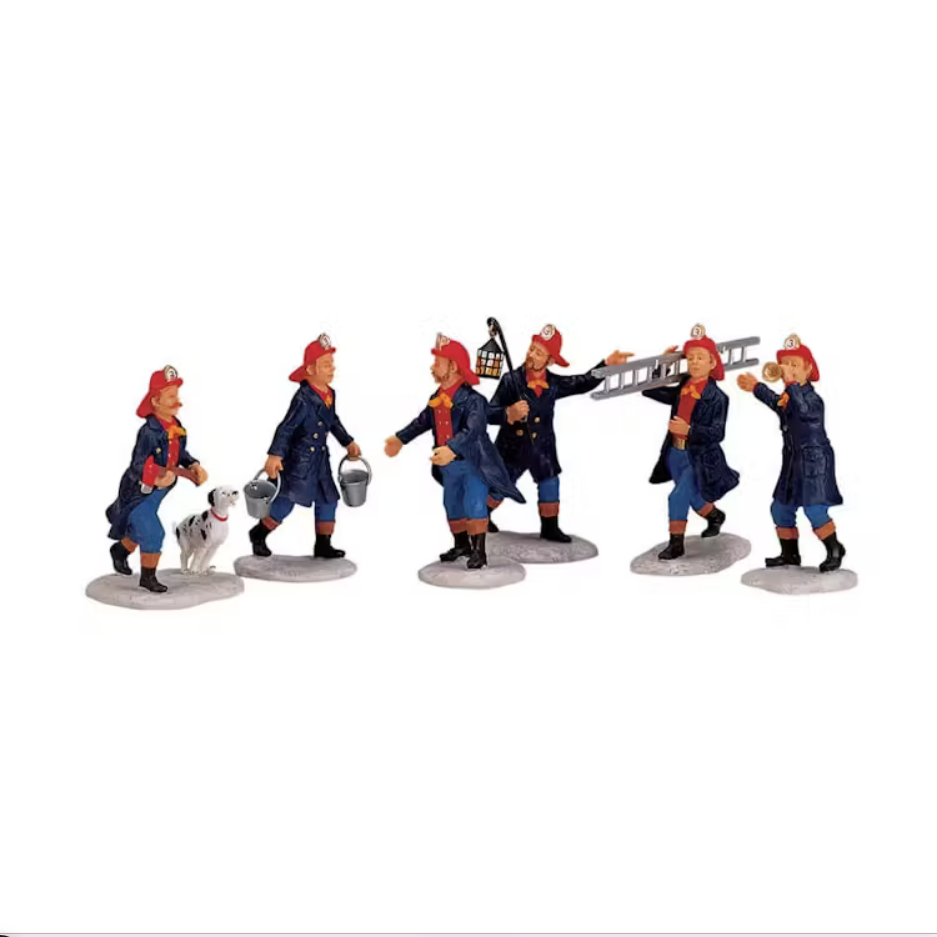 FIREMAN, SET OF 6
