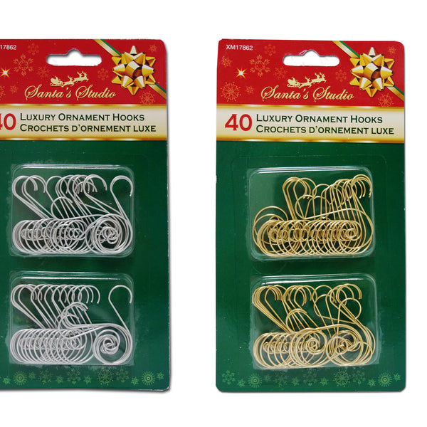 40PK  LUXURY SCROLL SILVER/GOLD