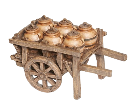 CART WITH POTS FOR 5". FONTANINI 