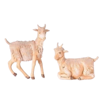 5" SCALE 2 PC SET GOATS. FONTANINI