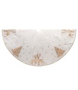 72"WHITE DUPION WREINDE  TREE HAND TREESKIRT.