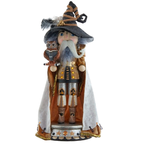 17"HOLLYWOOD WIZARD NUTCRACKER.
