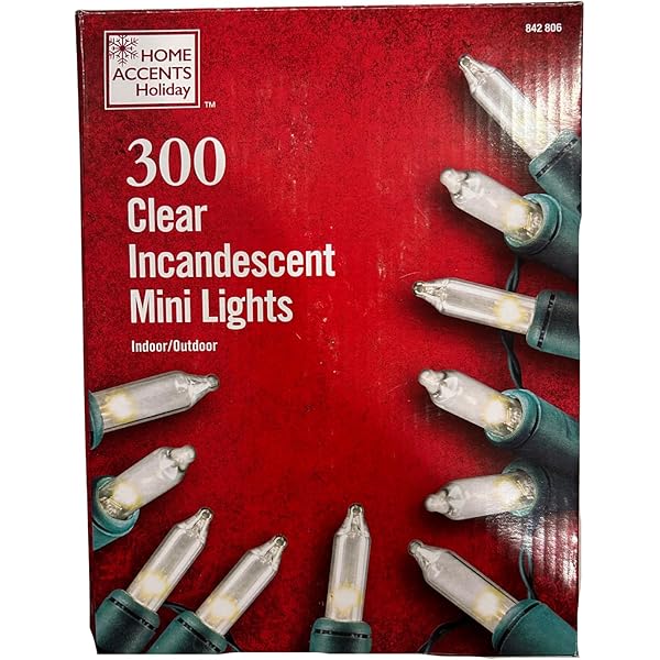 300 CLEAR INCANDESCENT MINI LIGHTS