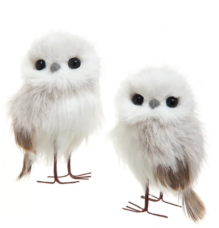 3.95´´GRAY OWL ORN INDIVIDUAL