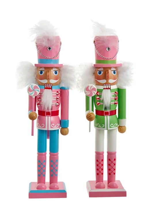 15´´PASTEL SOLDIER NUTCRACKER INDIVIDUAL