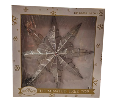 10L 15¨ 8PT CAPIZ SILV STAR TREETOP 