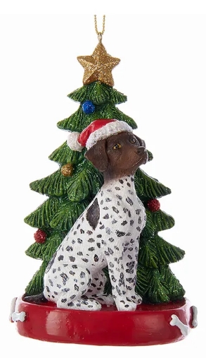 4.25´´GERMAN SHORTHAIR POINTR W/TREE