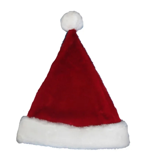 17'' PLUSH SANTA HAT