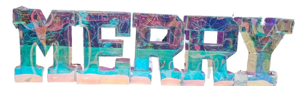 5PC SET OF 9.84´´H ELECTRI HOLOGRAPHIC ´´MERRY ´´ REMOTE COPNTROL