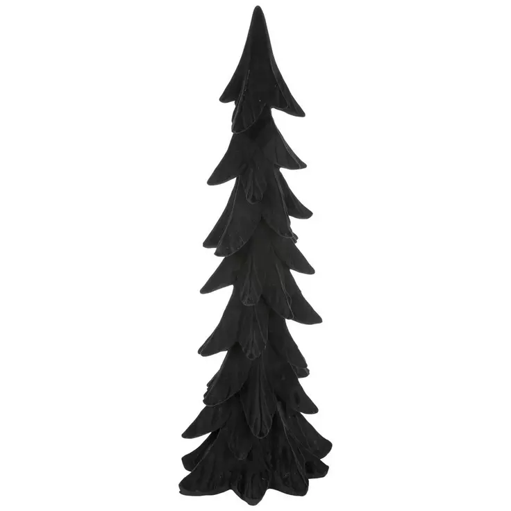 16.93´´H RESIN HOLIDAY FLOCKING TREE