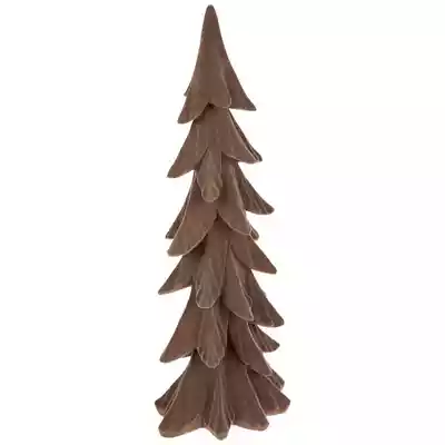 23.62´´H RESIN HOLIDAY FLOCKING TREE
