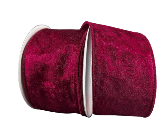 BURG LUSH VELVET, 2.5''X10Y