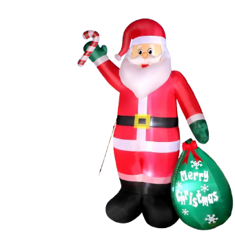 8' ELECTRIC INFLATABLE HOLIDAY SANTA