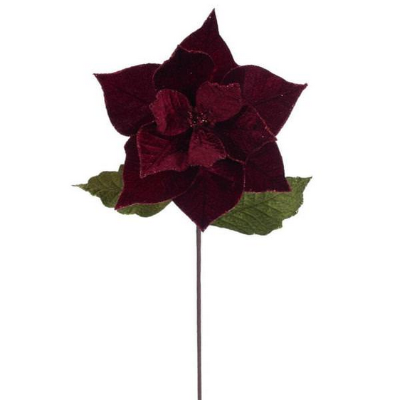 20'' BURGUNDY CLASSIC VELVET 12'' FLWR 4/BG