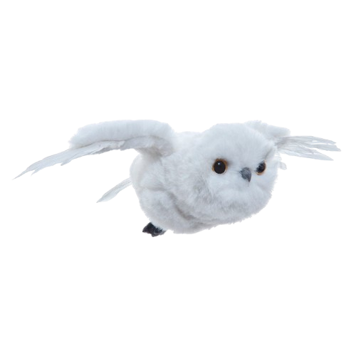 8"FLYING WHITE OWL ORN