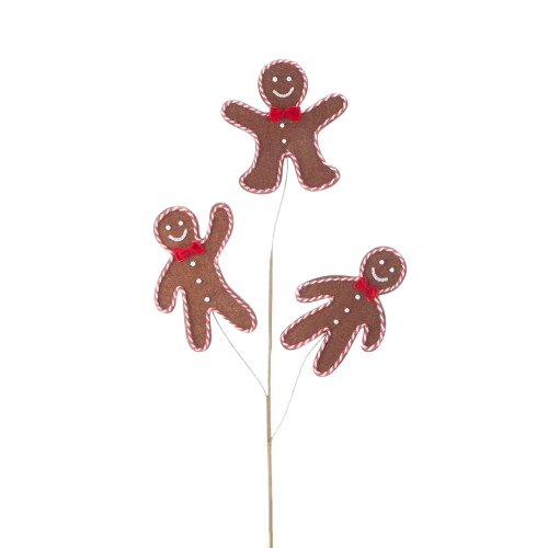 25"GINGERBREAD SPRAY X3