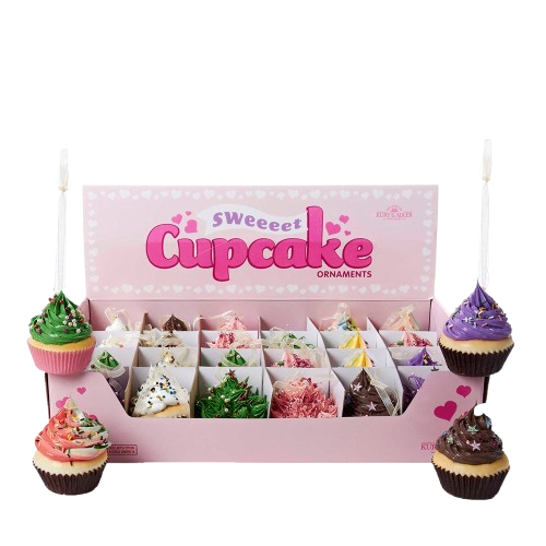 2.75"FOAM CUPCAKE ORN INDIVIDUAL
