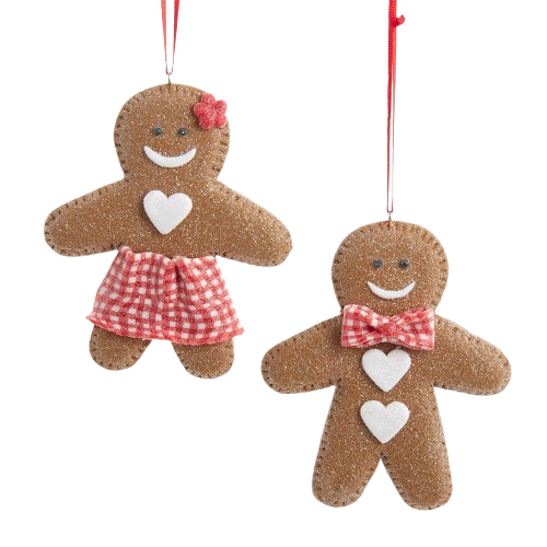 4" GINGERBREAD MAN/WOMAN INDIVIDUAL