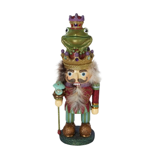 15"HOLLYWOOD FROG PRINCE NUTCRACKER