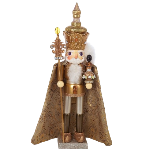 18"HOLLYWOOD GOLD KING NUTCRACKER