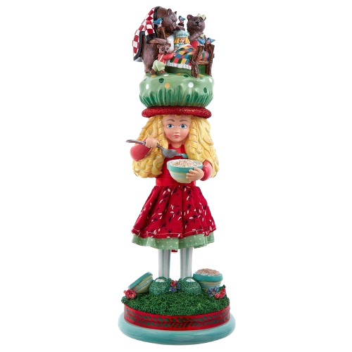 15.5"HOLLYWOOD GOLDILOCKS NUTCRACKER