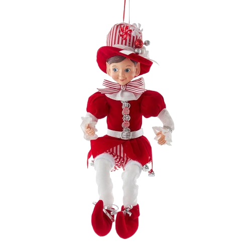 15" KRINGLE KLAUS PEPPRMINT ELF