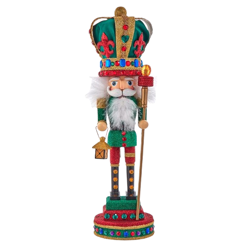 16" HOLLYWOOD MARDI GRAS KING NUTCRACKER