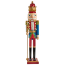 24"BATTERY OPERATED LIGHTED KING NUTCRACKER