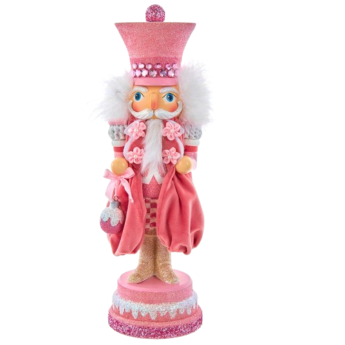 15"HOLLYWOOD PINK SWEET SOLDIER NUTCRACKERS