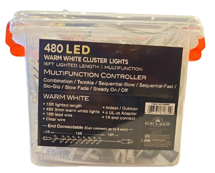 480L CONNECTABLE WARM WHITE LED 3MM