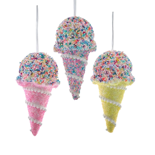 8"STYROFOAM PASTEL COLORS ICE CREAM / INDIVIDUAL