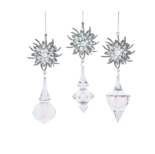 6"ACRYLIC OPALESCENT DANGLE / INDIVIDUAL