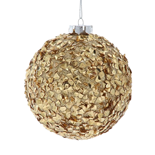 120MM GOLD GLITTERED BALL 