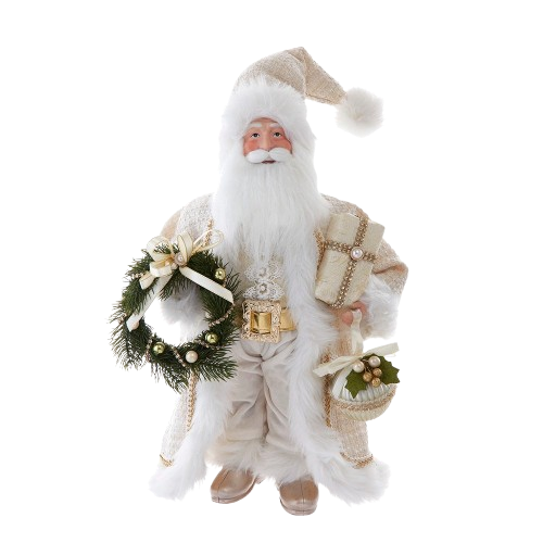 18" KSA KRINGLES CREAM SANTA 