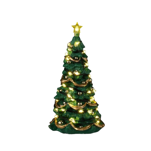 JOYFUL CHRISTMAS TREE, CLEAR LIGHT