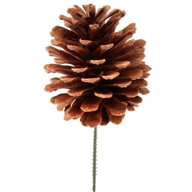 NATURAL PINE CONE PICK 4"