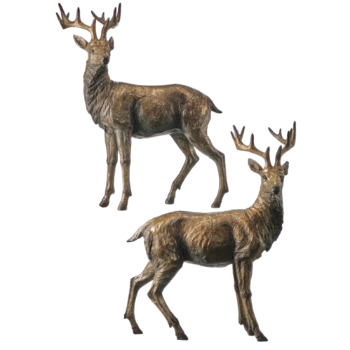 17" RESIN FOREST DEER - INDIVIDUAL 
