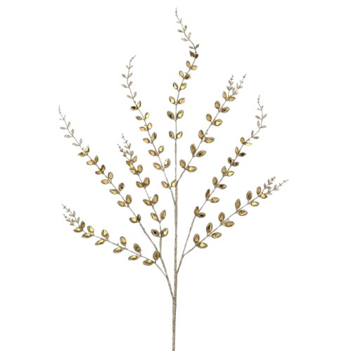 33" JEWELED SMILAX LEAF SPRAY