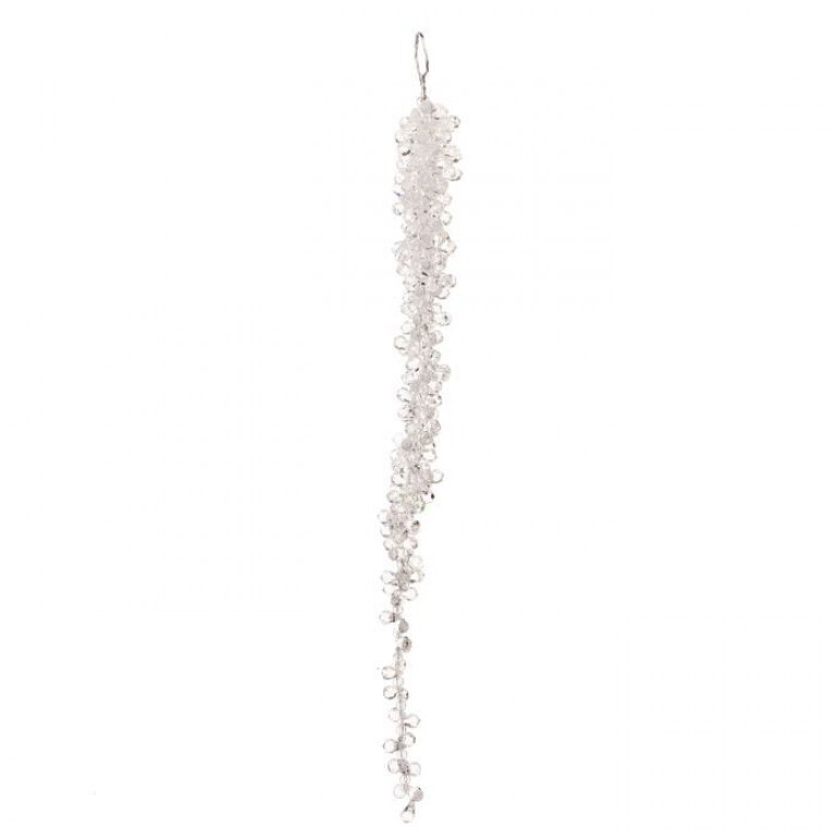 16" ACRYLIC BEAD HANGING ICICLE ORNAMENT 