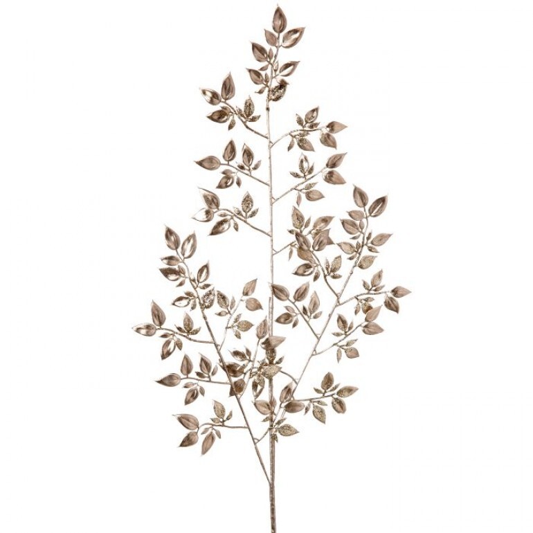 36"GLITTER MINI PRIVET LEAF  SPRAY