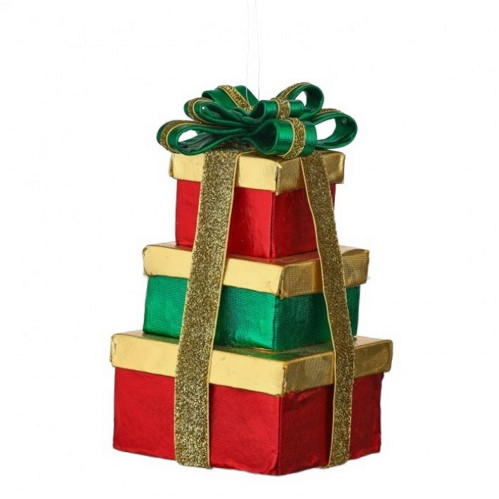 8" STACKED PACKAGE ORNAMENT